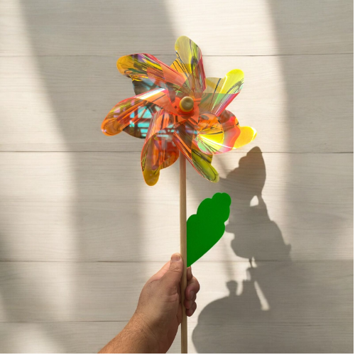 Molino Tornasolado Mediano 25cm