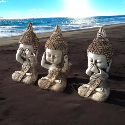 Buda Indio Bebito Sordo 14cm