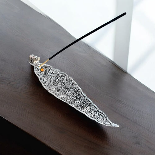 Porta Sahumerio Hoja Aluminio