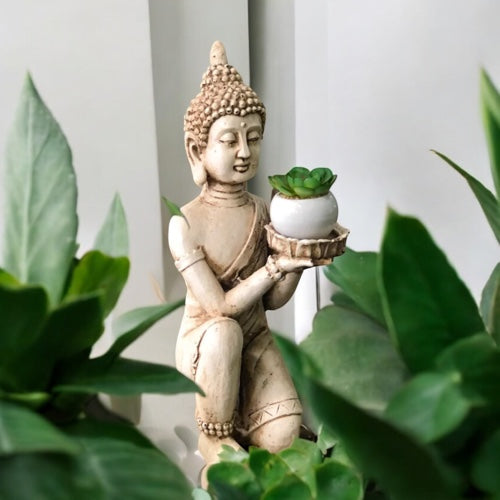 Buda Indio Portavela Grande 43cm