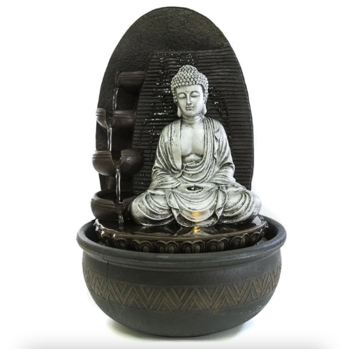 Fuente Buda 40cm c/led