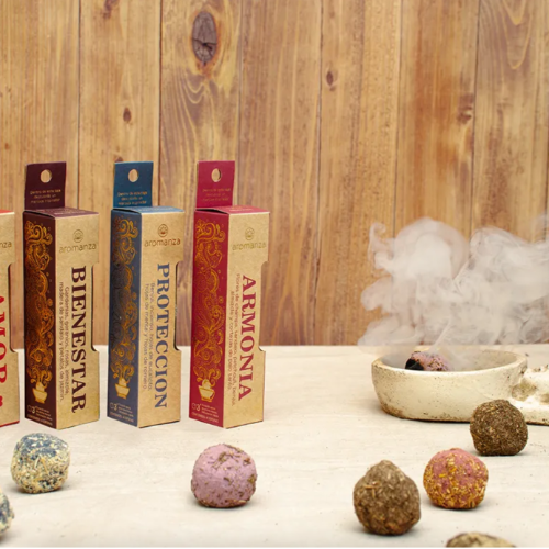 AROMANZA Sahumerio Esfera x4