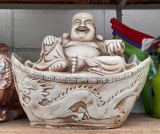 Buda c/ Dragon Md 40cm